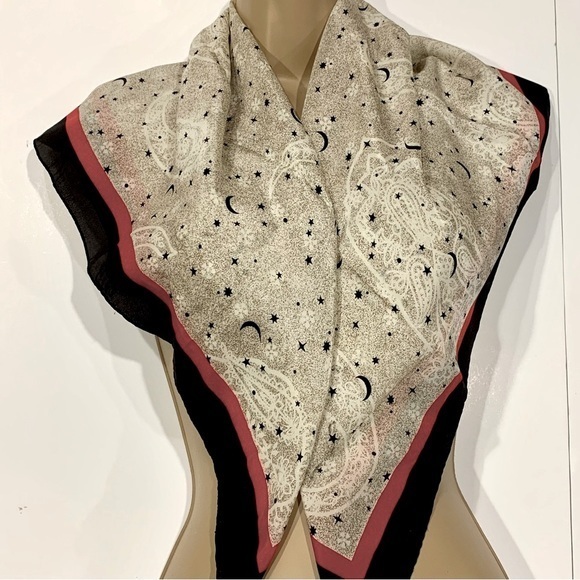 Anne Klein Mosaic Tile Starfish Square Scarf | Belk Anne Klein Stars &‎ Moon Scarf
